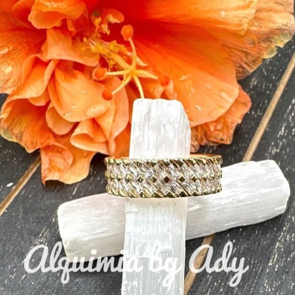 Alquimia by Ady Gold and Silver Ring - Picture 1 of 2